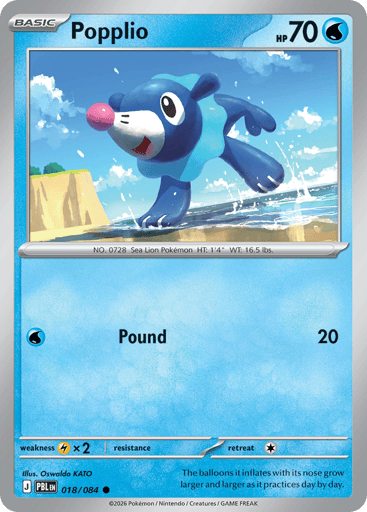 Popplio - Pitch Black 18