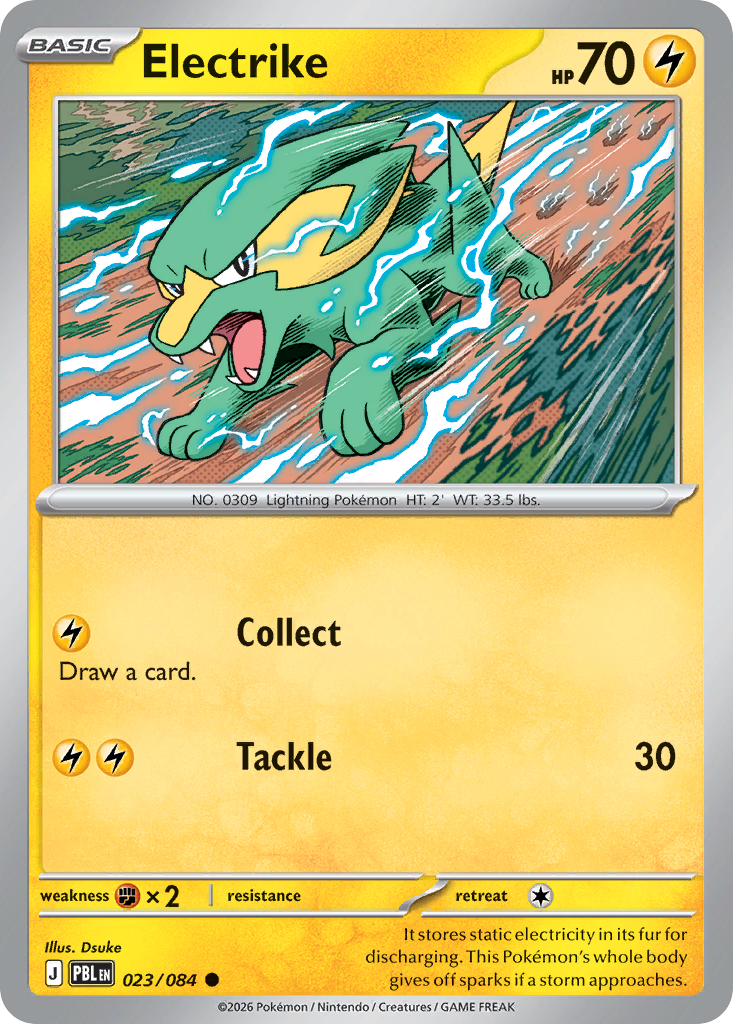 Electrike – Pitch Black 023/084 Pokémon card