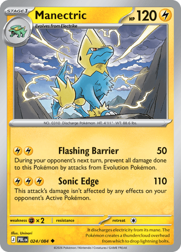 Manectric - Pitch Black 24