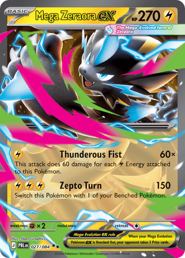 Mega Zeraora ex - Pitch Black 27