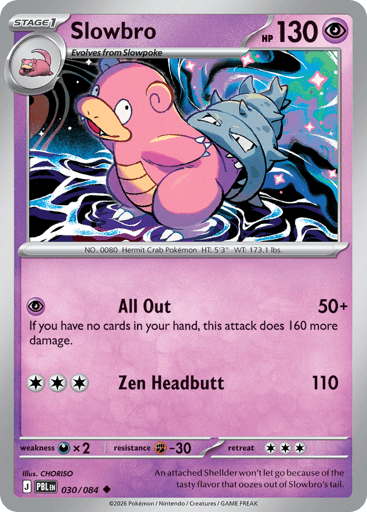 Slowbro - Pitch Black 30