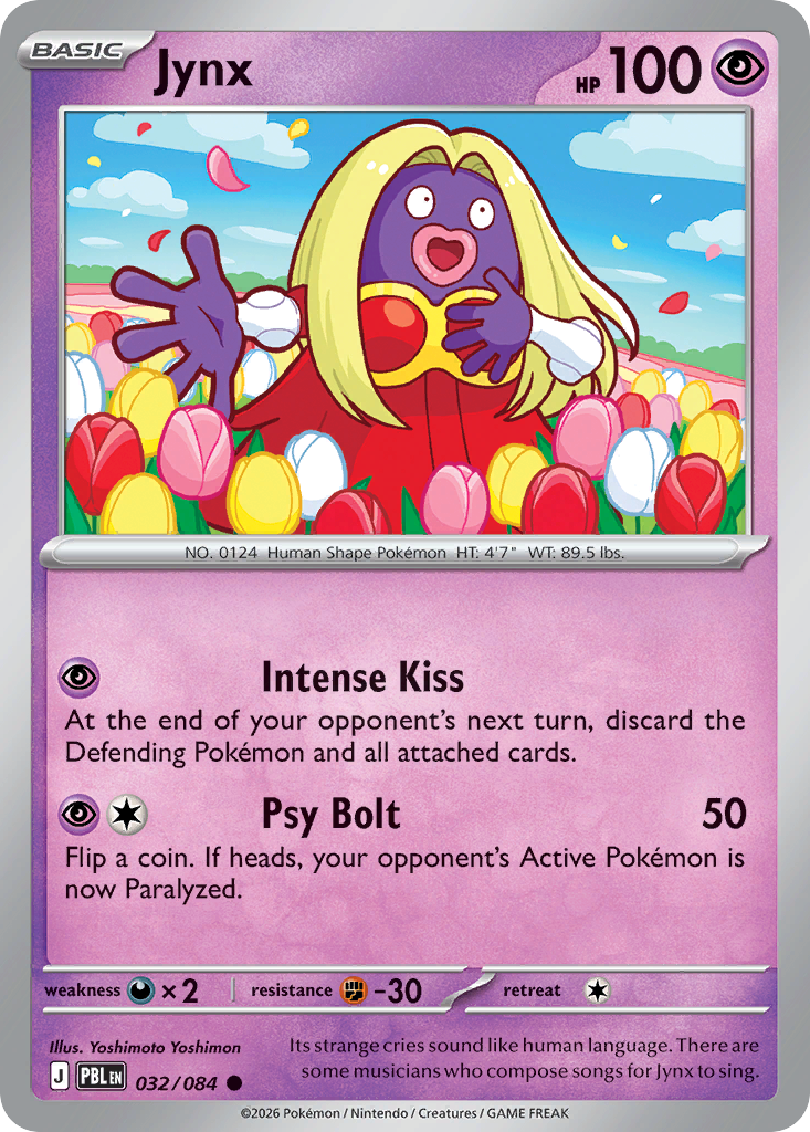 Jynx – Pitch Black 032/084 Pokémon card