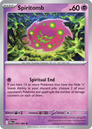 Spiritomb - Pitch Black 35