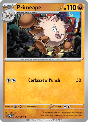 Primeape - Pitch Black 43