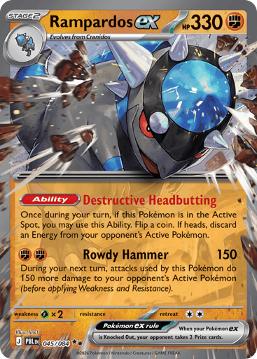 Rampardos ex - Pitch Black 45