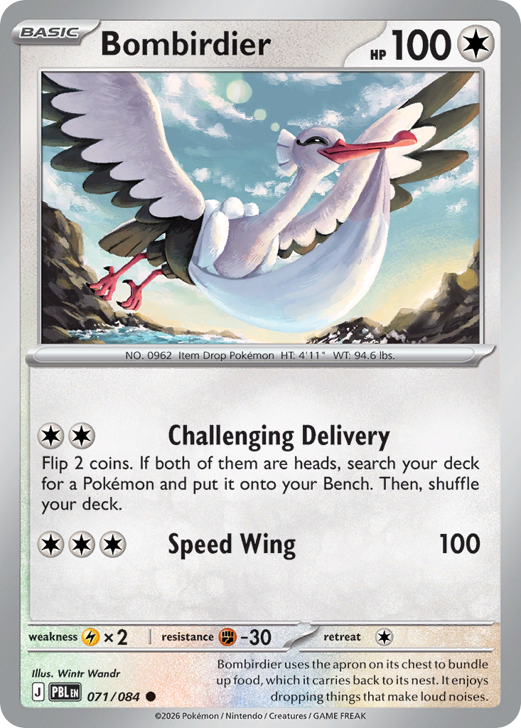 Bombirdier – Pitch Black 071/084 Pokémon card