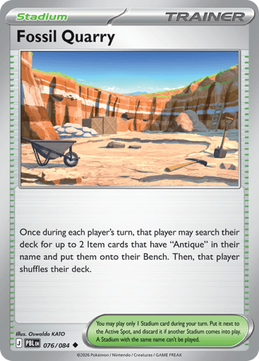 Fossil Quarry - Pitch Black 76
