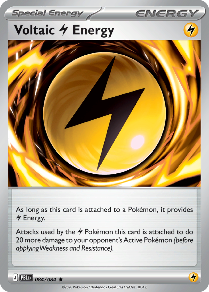Voltaic Lightning Energy – Pitch Black 084/084 Pokémon card