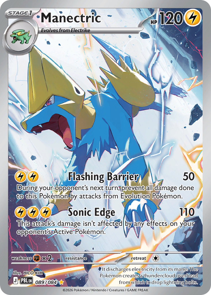 Manectric – Pitch Black 089/084 Pokémon card