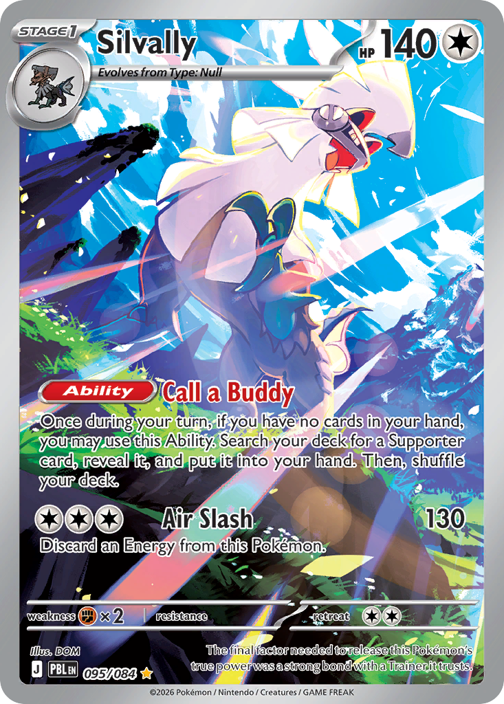 Silvally – Pitch Black 095/084 Pokémon card