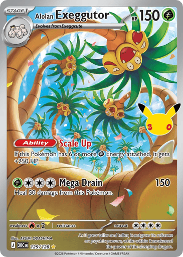 Alolan Exeggutor - 30th Celebration 129