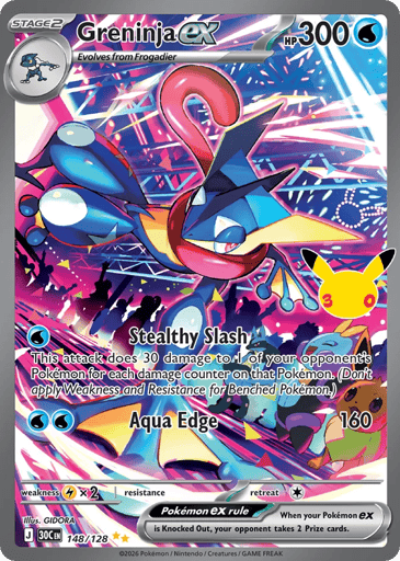 Greninja ex - 30th Celebration 148