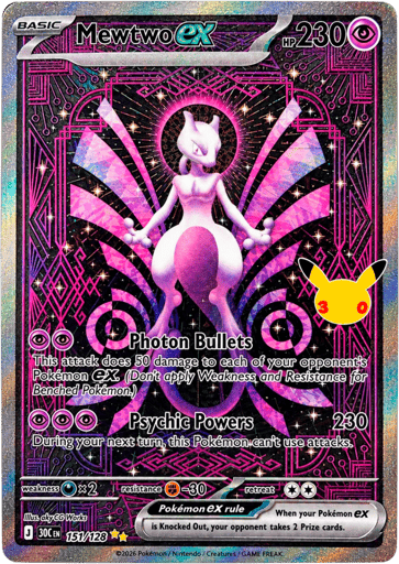 Mewtwo ex - 30th Celebration 151