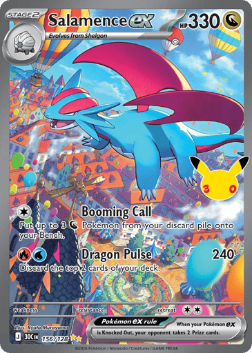 Salamence ex - 30th Celebration 156