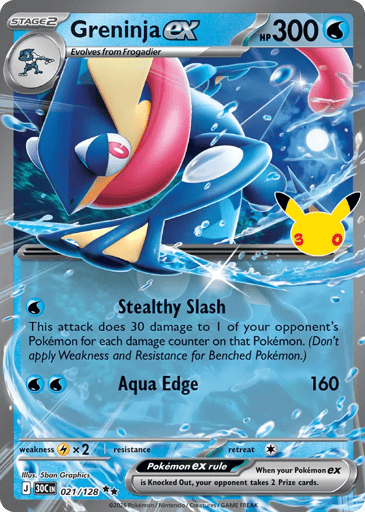 Greninja ex - 30th Celebration 21