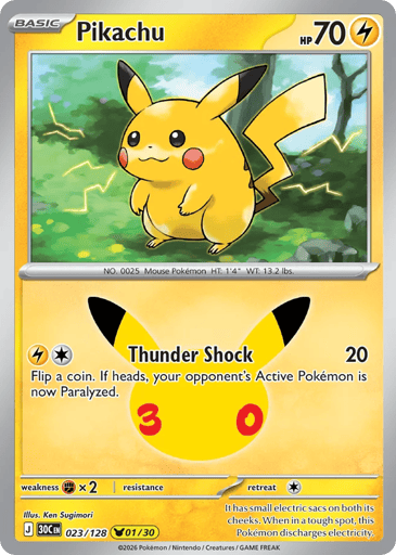 Pikachu - 30th Celebration 23