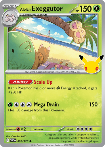 Alolan Exeggutor - 30th Celebration 2
