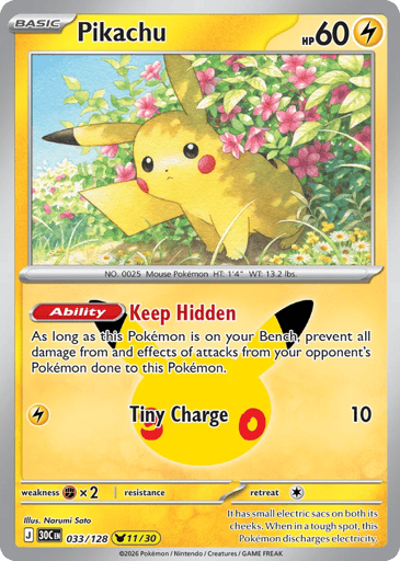 Pikachu - 30th Celebration 33