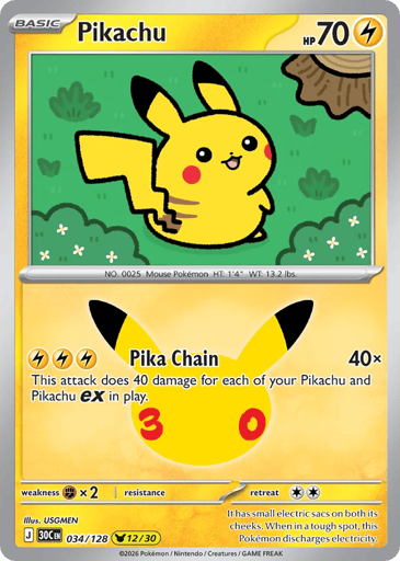 Pikachu - 30th Celebration 34