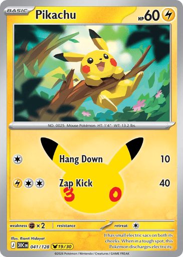 Pikachu - 30th Celebration 41