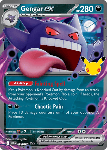 Gengar ex - 30th Celebration 90