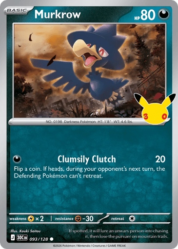 Murkrow - 30th Celebration 93