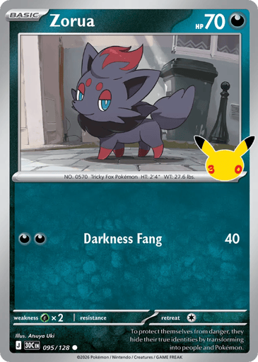 Zorua - 30th Celebration 95