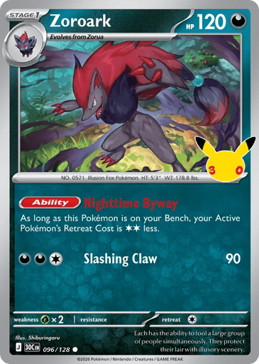 Zoroark - 30th Celebration 96