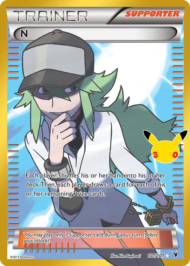 N – 30th Celebration: Classic Collection 101/101 Pokémon card