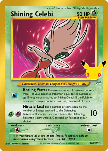 Shining Celebi - 30th Celebration: Classic Collection 106