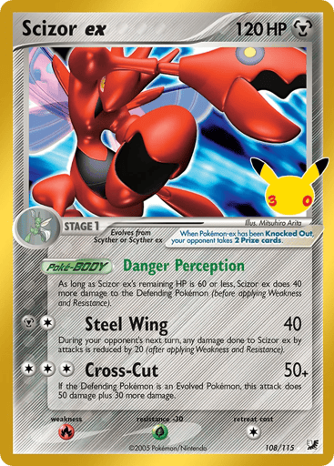 Scizor ex - 30th Celebration: Classic Collection 108