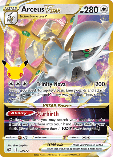 Arceus VSTAR - 30th Celebration: Classic Collection 123
