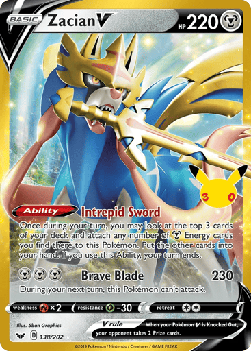Zacian V - 30th Celebration: Classic Collection 138