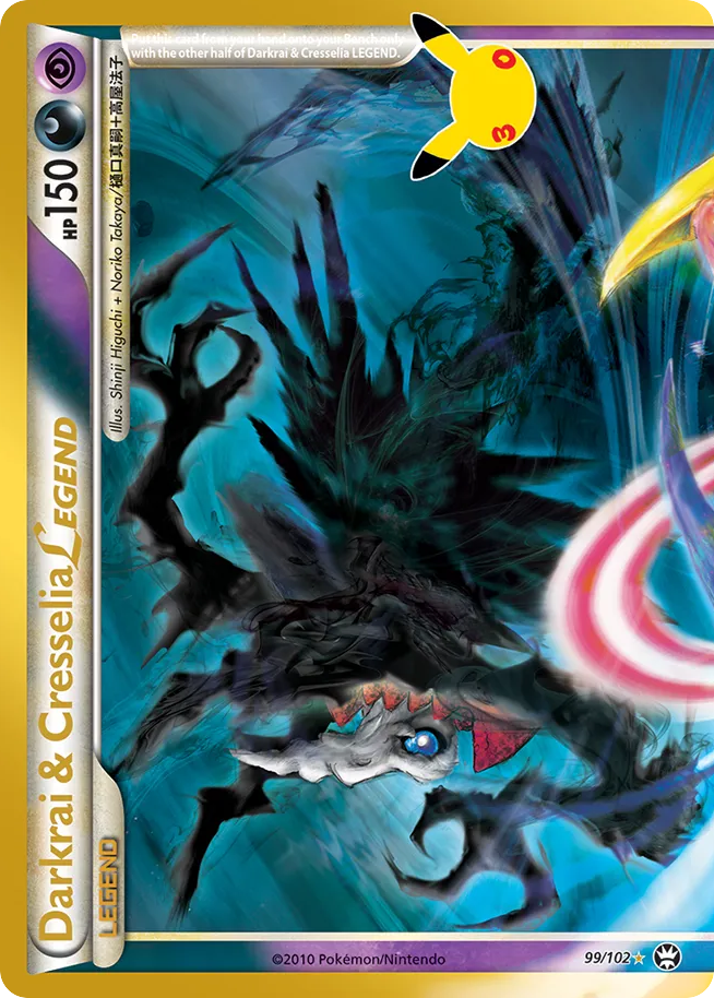 Darkrai & Cresselia LEGEND – 30th Celebration: Classic Collection 99/102 Pokémon card