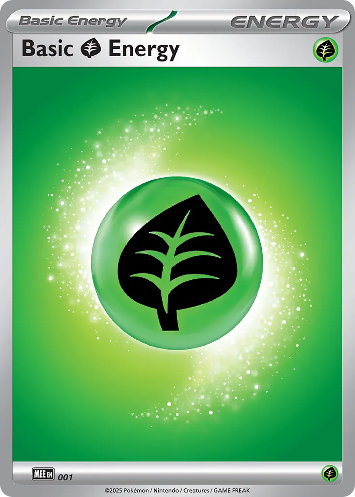 Basic Grass Energy – Mega Evolution Energies 001 Pokémon card