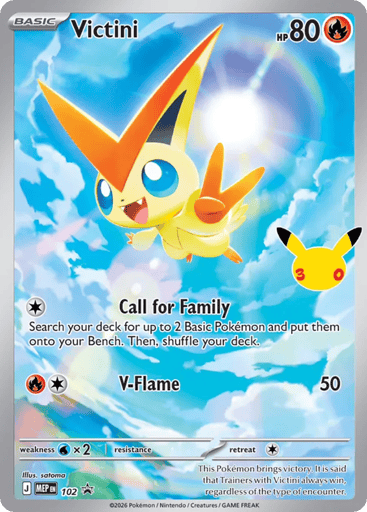 Victini - Mega Evolution Black Star Promos 102