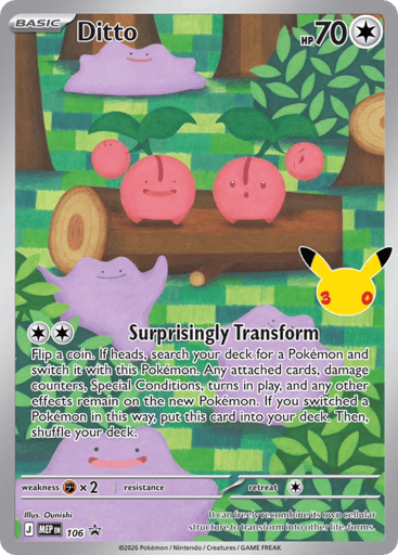 Ditto - Mega Evolution Black Star Promos 106