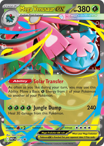 Mega Venusaur ex - Mega Evolution Black Star Promos 13