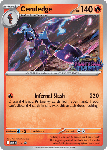 Ceruledge - Mega Evolution Black Star Promos 14