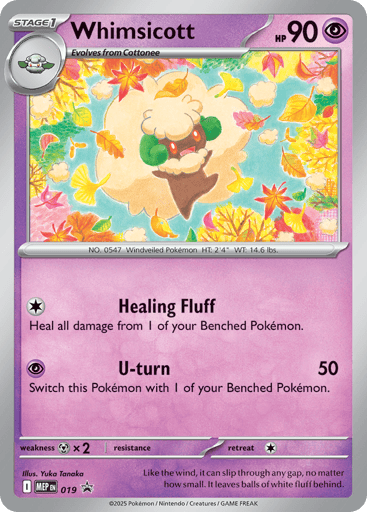 Whimsicott - Mega Evolution Black Star Promos 19