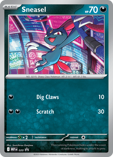 Sneasel - Mega Evolution Black Star Promos 20