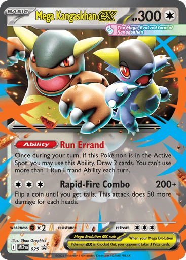Mega Kangaskhan ex - Mega Evolution Black Star Promos 25