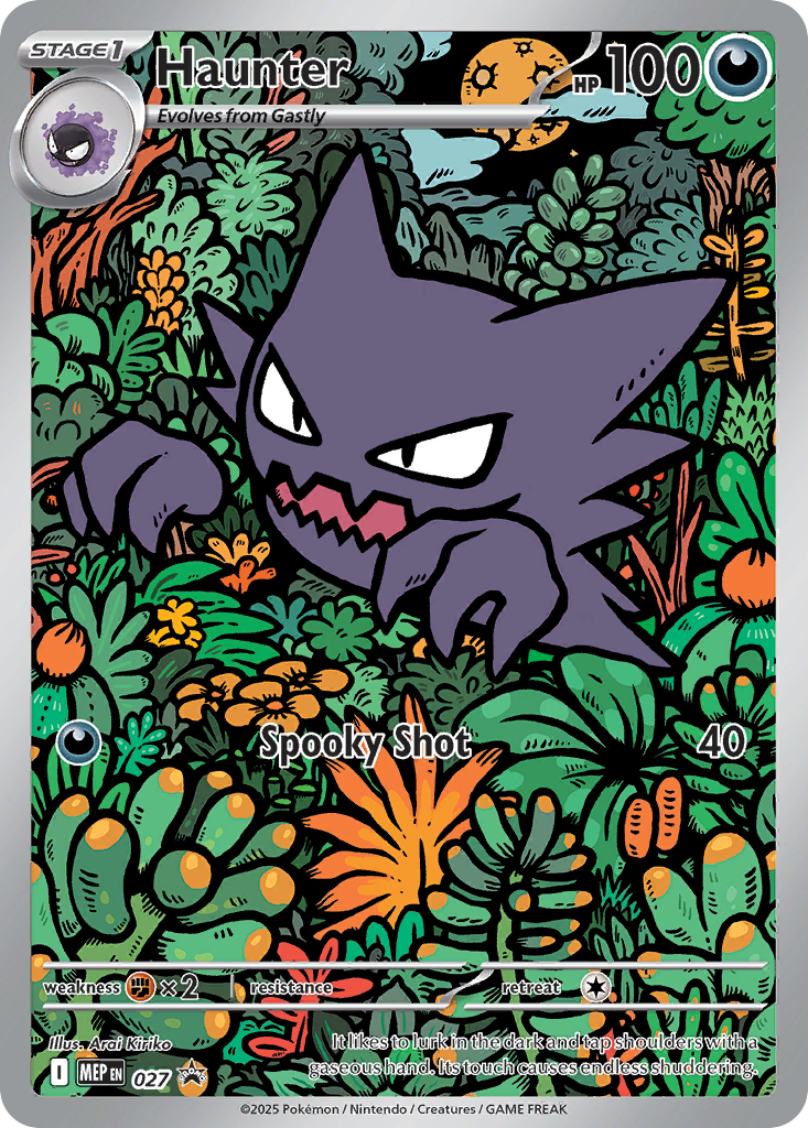 Haunter – Mega Evolution Black Star Promos 027 Pokémon card