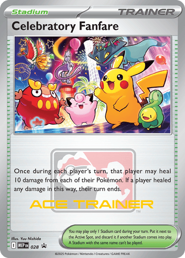 Celebratory Fanfare - Mega Evolution Black Star Promos 28