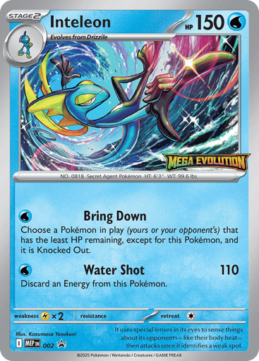 Inteleon - Mega Evolution Black Star Promos 2