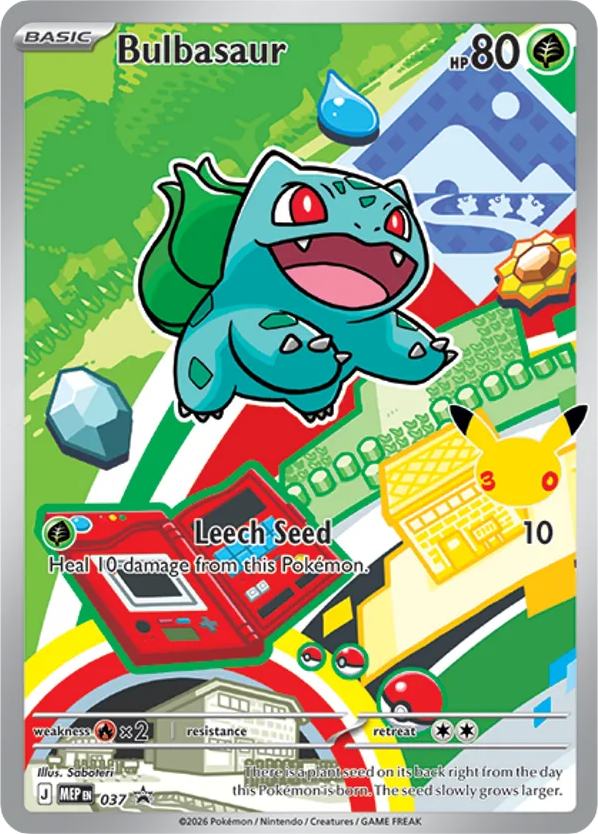 Bulbasaur – Mega Evolution Black Star Promos 037 Pokémon card