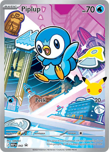 Piplup - Mega Evolution Black Star Promos 42