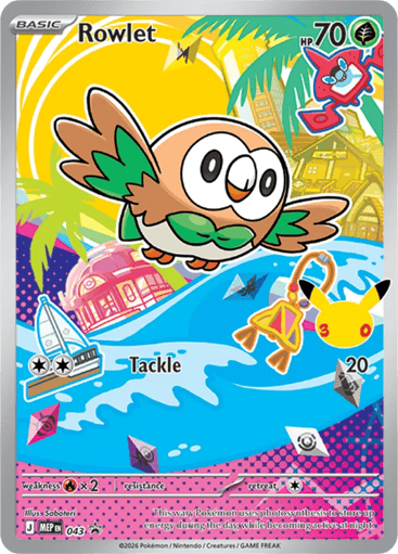 Rowlet - Mega Evolution Black Star Promos 43