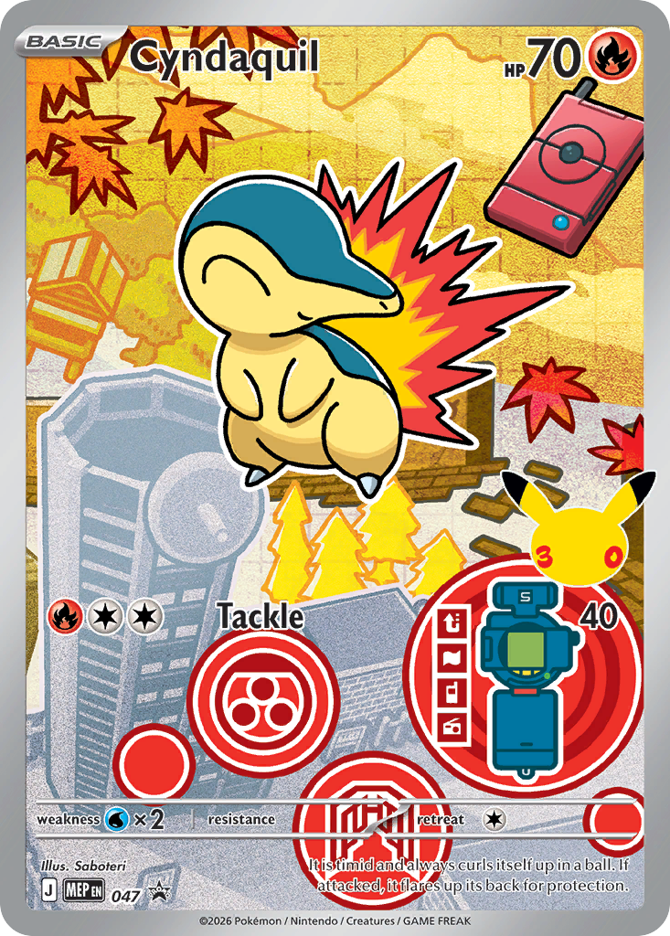 Cyndaquil – Mega Evolution Black Star Promos 047 Pokémon card
