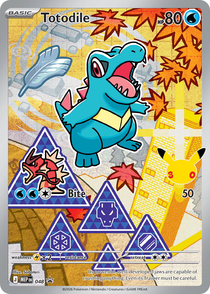 Totodile – Mega Evolution Black Star Promos 048 Pokémon card
